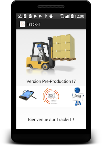 Android application Track-IT screenshort