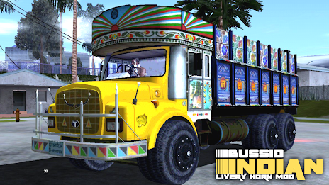 Bussid Indian Livery Horn Mod poster 1