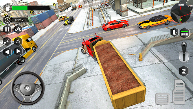 #3. Truck Driving Simulator 3D (Android) By: Be Pro Games