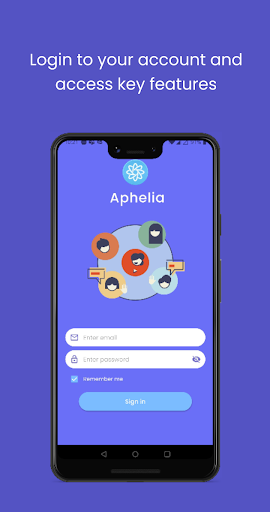 Android application Aphelia For Parents screenshort