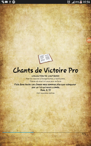 Android application Songs of Victory Pro screenshort
