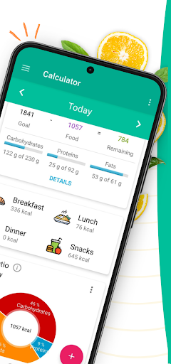 Dietary Calorie Counter Screen 2