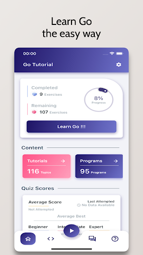 Screenshot of Go Tutorial - Simplified
