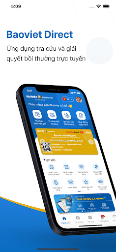 Android application BaoViet Direct screenshort
