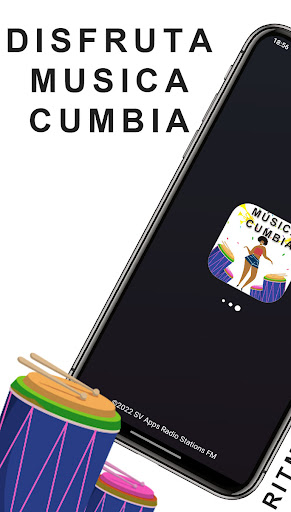 Android application Música Cumbias screenshort