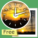 Analog Photo Clock Widget Free icon