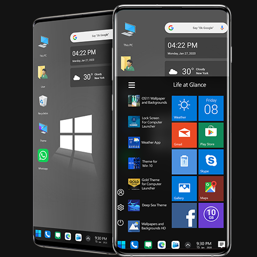 Win 10 Dark Theme for Launcher Download on Windows