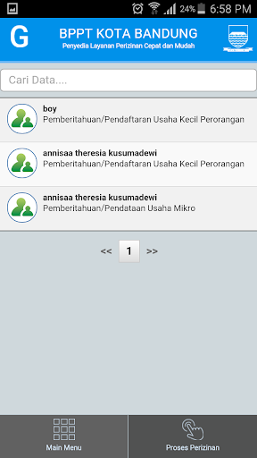 Gampil for Distric Officer Screen 3