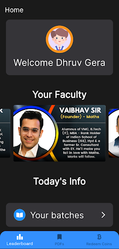 Level Up Academy Screen 2