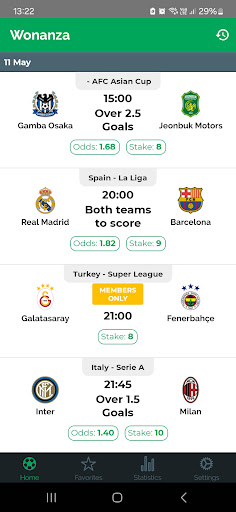 Android application Betting Tips & Bet Odds app screenshort