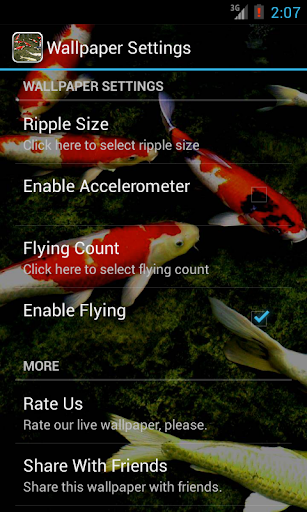 Koi Fish HD 3D Wallpaper