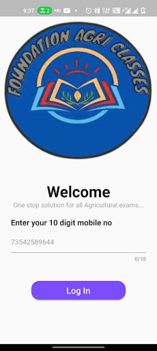 Foundation Agri Classes Screen 2