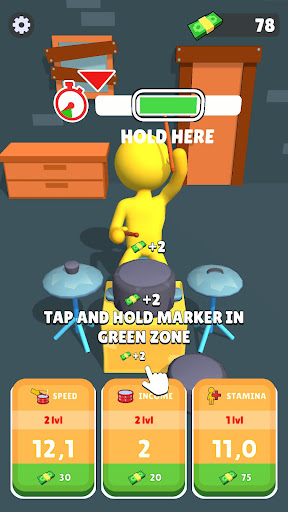 Android application Idle Drummers screenshort