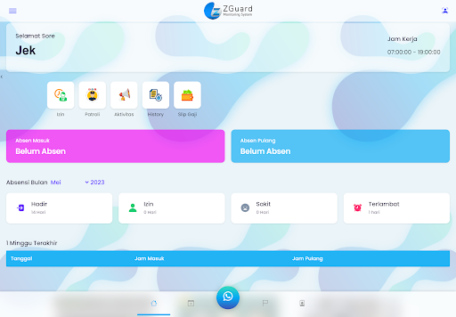 ZGUARD Monitoring System Screen 3