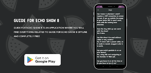 guide for Echo Show 8 Screen 2