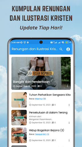 Android application Renungan dan Ilustrasi Kristen screenshort