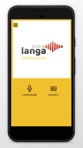 Android application Radio Langa screenshort
