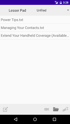Android application Lesser Pad[DEPRECATED] screenshort