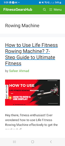 Fitness Gears Hub Screen 3