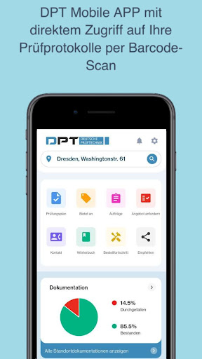 Android application DPT Mobile App screenshort