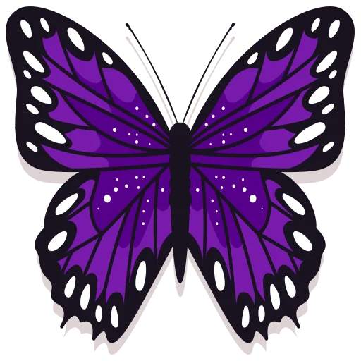 Butterfly Stickers WASticker logo