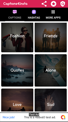 Captions for Instagram Selfie Screen 3
