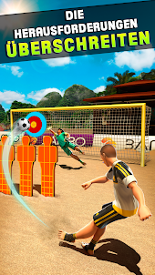 Schießen Tor Beach Soccer