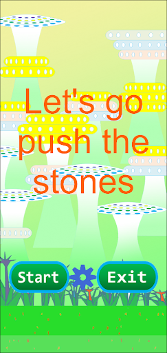 Android application falling stone screenshort