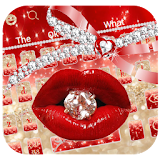Diamond Red Lip Keyboard icon