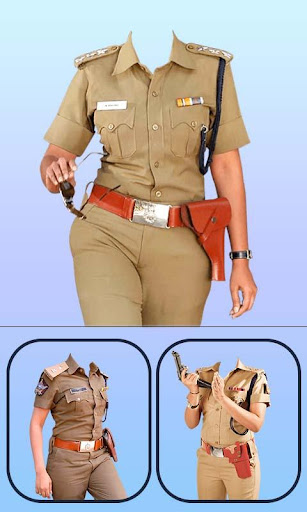Women Police Photo Suit Screen 2
