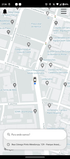Android application ME LEVA 46 Passageiro screenshort