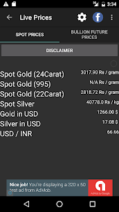India Daily Gold Silver Price For PC installation