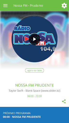 Android application Nossa FM - Prudente screenshort