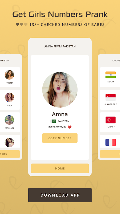 Girls Mobile Numbers, GF Call - 1.0.0 - (Android)