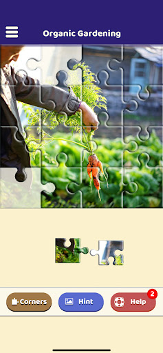 Organic Gardening Puzzle Screen 2