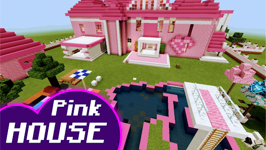 Pink houses for minecraft