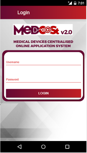 Android application MeDC@St 2.0 screenshort