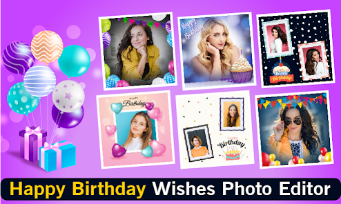 Happy birthday photo editor online deals