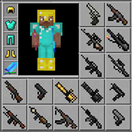 Guns Mod vir Minecraft PE 2025 Laai af op Windows