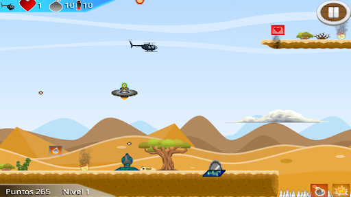 Android application Helicoptero vs Alien screenshort