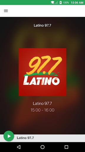 Android application Latino 97.7 screenshort