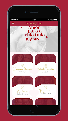 Android application Clique Wedding screenshort