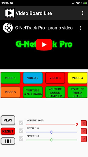 Screenshot of Video Board Lite