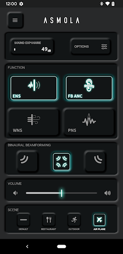 Android application ASMOLA screenshort