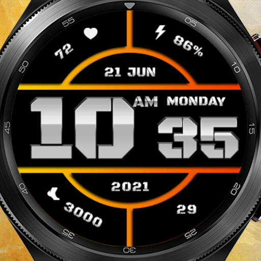 Digital Future WatchFace MJ070 Download on Windows