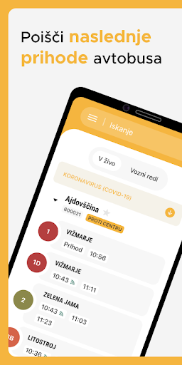 Android application Busko - Ljubljana screenshort