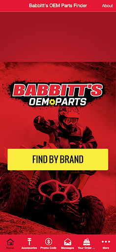 Android application Babbitts OEM Parts Finder screenshort