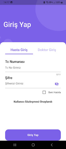 Android application MKYK KOU MEME KANSERİ TAKİBİ screenshort