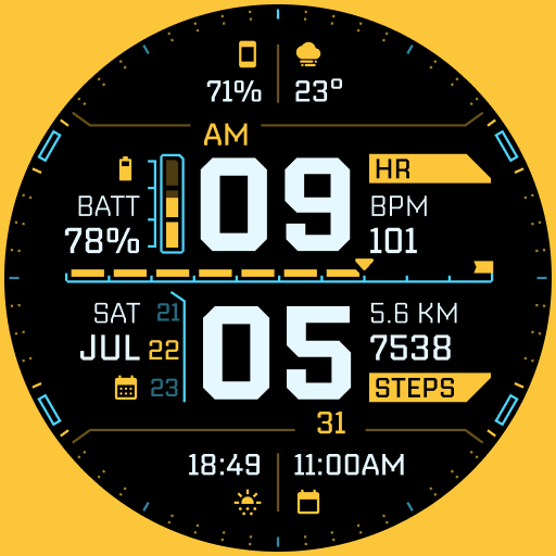 TKS 19 Arcadex Watch Face