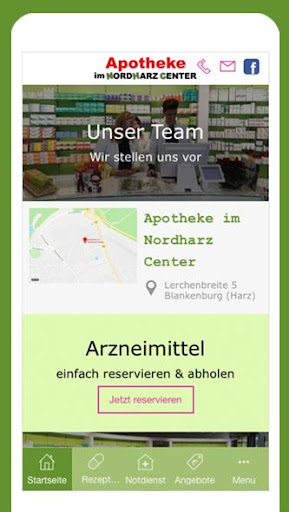 Android application Blankenburg Apotheke screenshort